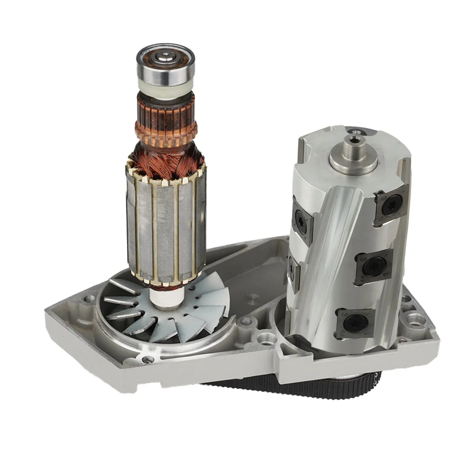 

Efficient Woodworking Tool Electric Planer Shaft with Aluminium Spiral Cutter for Various Woodworking Projects