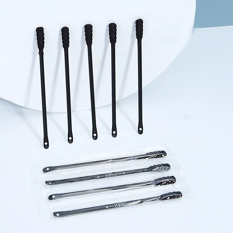 10PCS Disposable Blackhead Remove Cotton Swab Double Head Earwax Acne Cleaning Multifunctional Individually Packaged Swabs