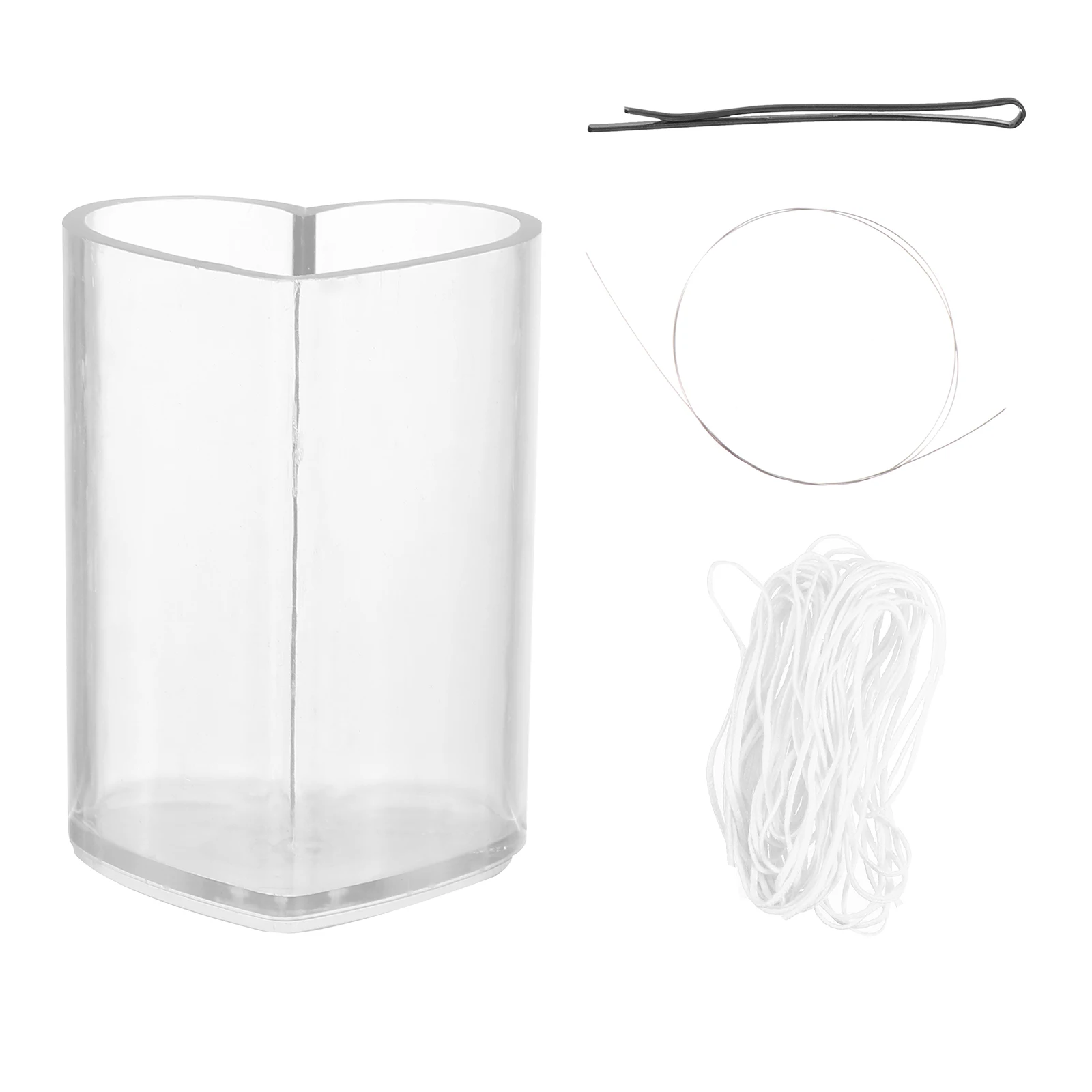 1 Set Heart Shaped Mold Reusable Diy Acrylic Mold Scented Making Kit Durable Compact Sealing Strip Alternative