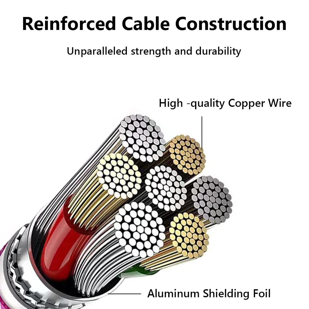 Type-C USB 1.8M Mechanical Keyboard Coiled Cable Wire for Mechanical Keyboard Aviation Connector Spiral Paracord Accessories