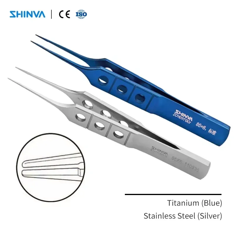 CRW Suture Tying Forceps Titanium Ophthalmic Instruments
