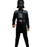 2025 New Boys' Black Warrior Costume Storm Trooper Darth Vader Anakin Skywalker Girl Wars Rey Cosplay party costume clothing ★ ★
