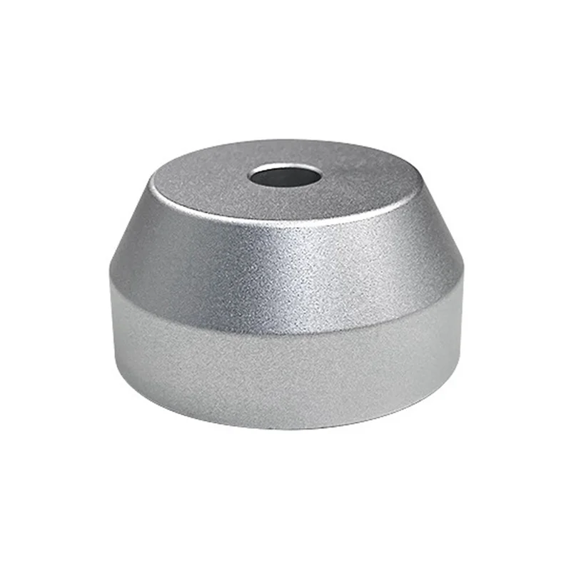 FULL-2Pcs مسجل فينيل قبة محول العالمي 45 دورة في الدقيقة القرص الدوار الألومنيوم الملحقات ل 7 بوصة EP سجل الفينيل