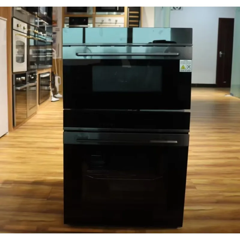 Airo 24 Inch 60 cm Built-in 34 L Microwave  and 72 L Oven Set, Touch Control, Black Microwave and Oven