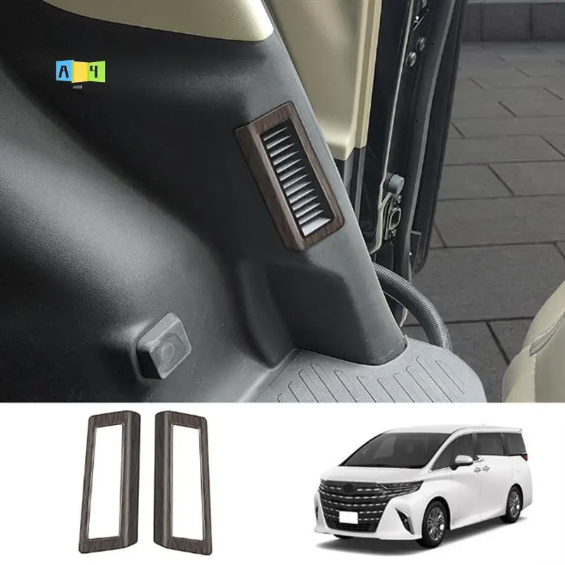

A04E-For Toyota ALPHARD VELLFIRE 40 Series 2023+ Car Middle Row Air Outlet Trim Frame Car Interior Accessories