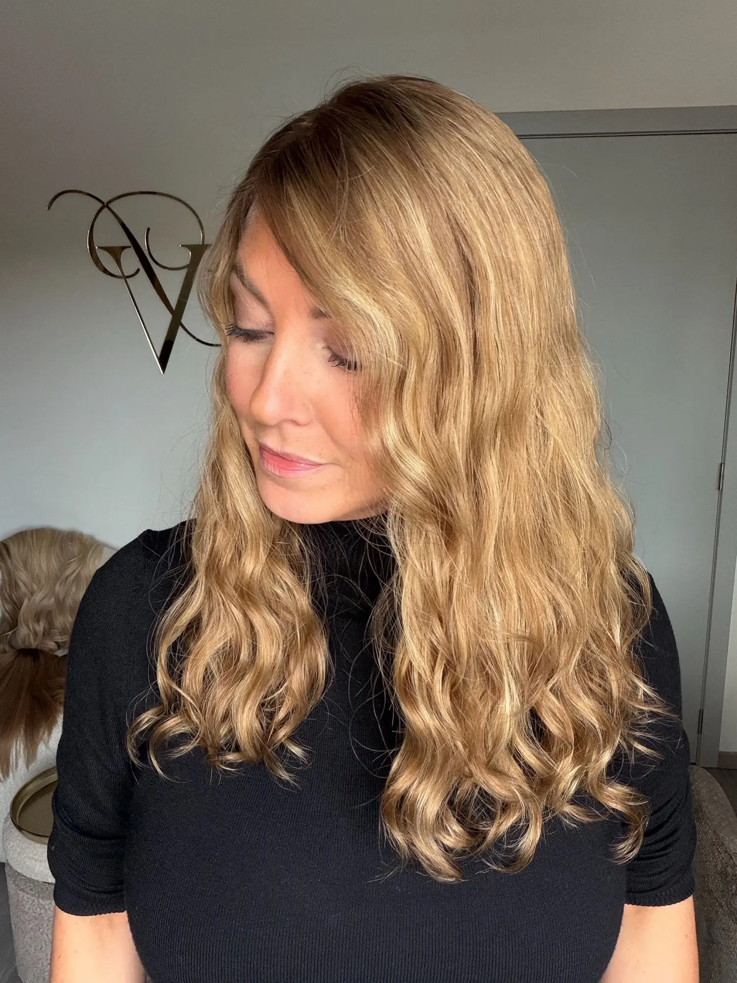 عالية الجودة الدافئة العسل شقراء يسلط الضوء على HD الدانتيل الاصطناعية تأثيري الباروكات 13*4 عالية الوضوح غلويليس شعر مستعار المصنع الأصلي الشعر #6