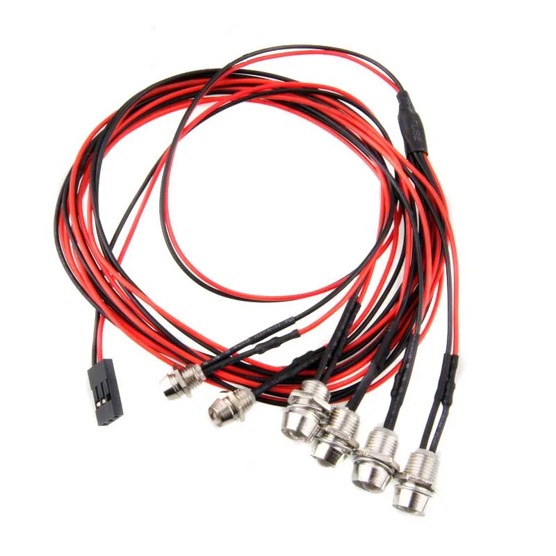 

20PCS fuel/electric remote control model car light LED light 6 lights model car special 2 red 2 white 2 blue set
