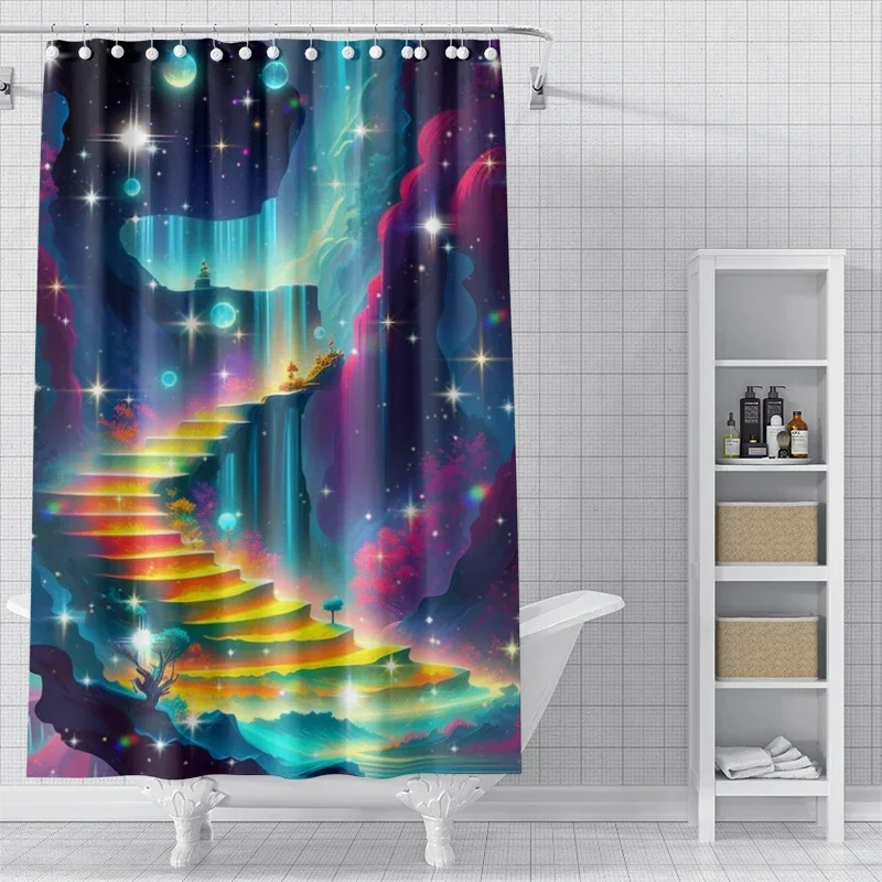 

Дом для водонепроницаемой ткани Современная ванная комната в скандинавском стиле Шторы для душа 180x200 240x180 aaXT6@!