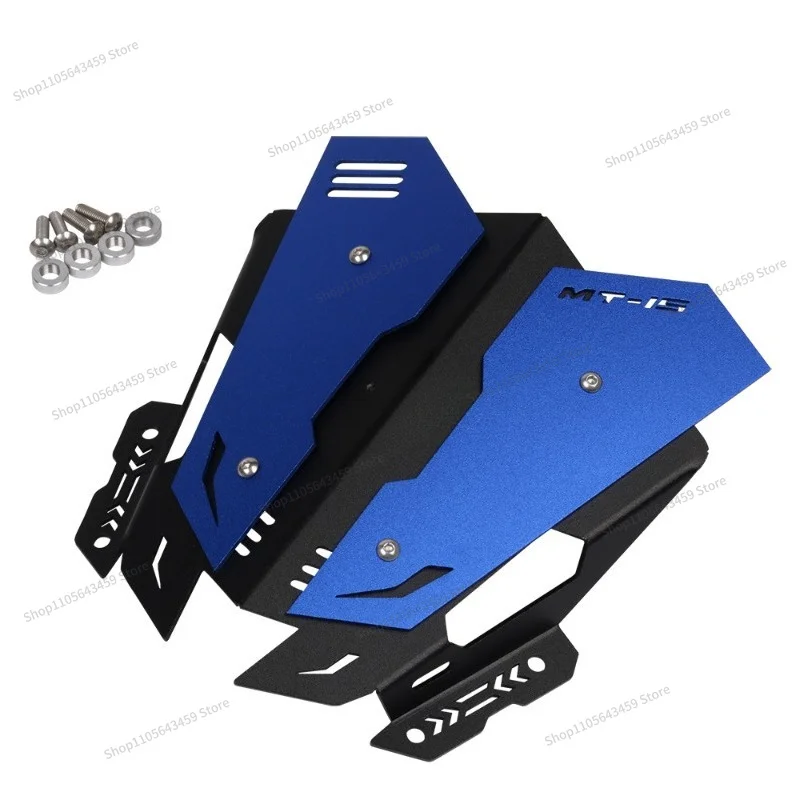 Suitable for MT-15 19-20 years modified aluminum alloy front windshield instrument decorative cover small hood diversion