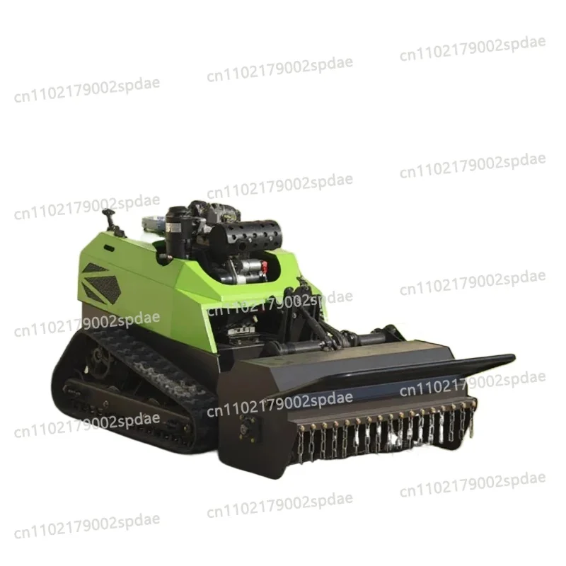 Four Stroke Remote Control Crawler Robot Multi Purpose Snow Plow & Lawn Mower for Agriculture Forest Garden Use