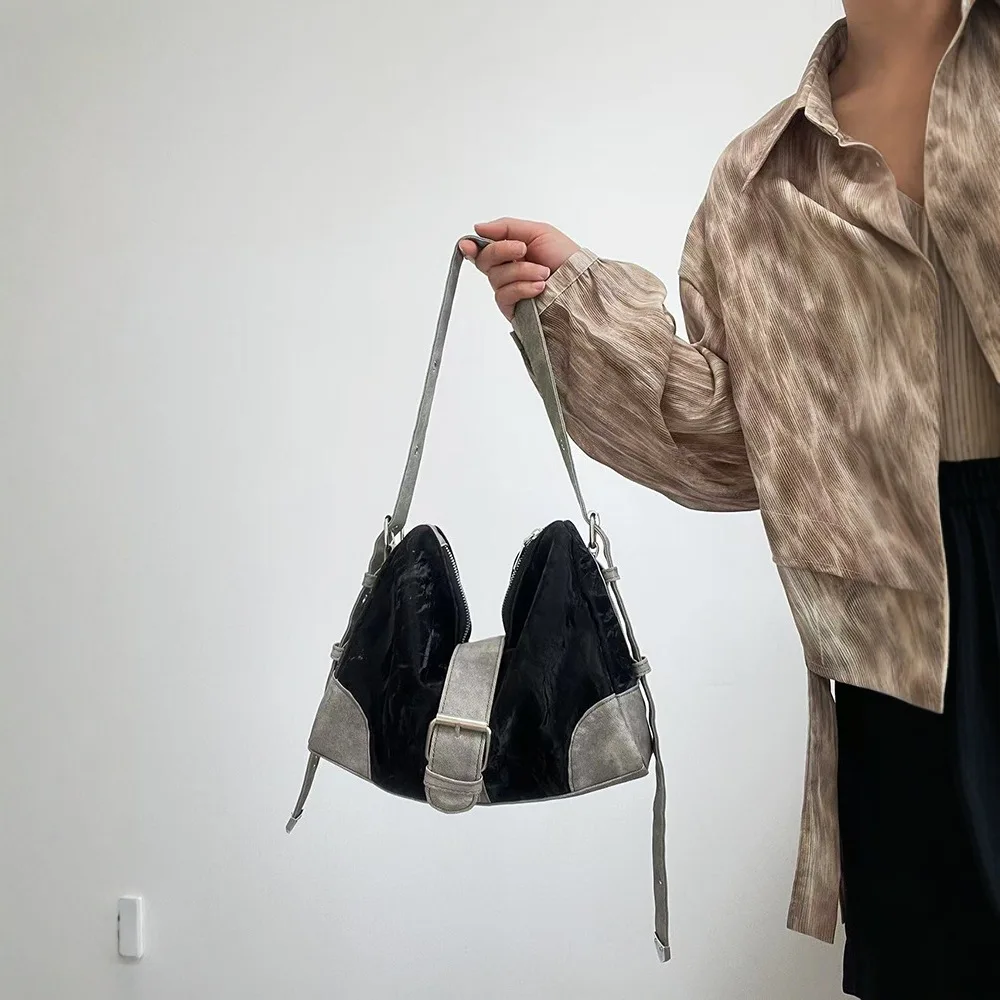 

Patchwork Women hobos Shoulder Bags Large Capacity design ladies handbag PU Leather Female Crossbody Bag Casual big Tote bolsa