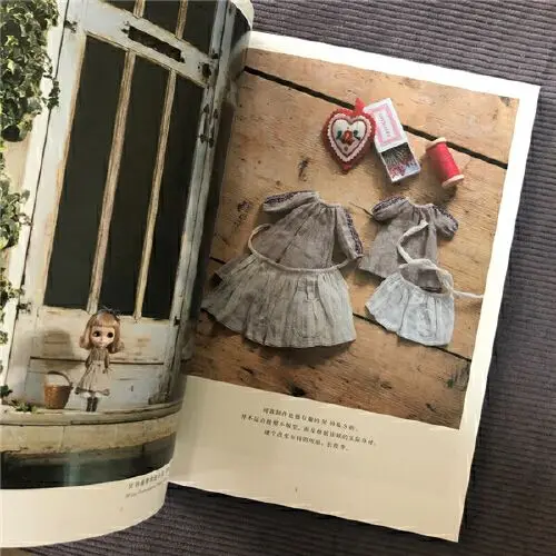Libro de costura HANON-DOLL Blythe, libro de patrones de ropa, libro de enseñanza artesanal para el hogar