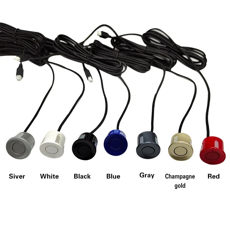 مجموعة مواقف السيارات العالمية ذات 4 أجهزة الاستشعار من Bileeko: رادار احتياطي عكسي مع مؤشر تنبيه صوت الجرس #4