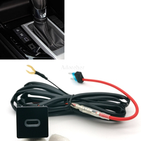 Compatible For ISUZU D-MAX 2021 2022 2023 Accessories Car White LED Light Type-C PD Interface Socket Car Charger Adapter