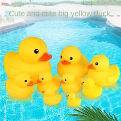 Bathroom Rubber Large Yellow Duck Bathing Playing Water Kawaii Squeeze Float Ducks Baby Bath Toys Cute Duck Baby Gift