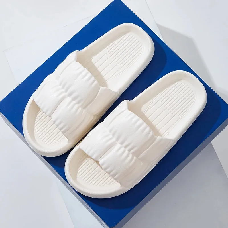 Women Soft Sole Cloud Slippers Thick Platform Sandals Summer EVA Non Slip Flip Flops Comfortable Lightweight House Shoes image 3