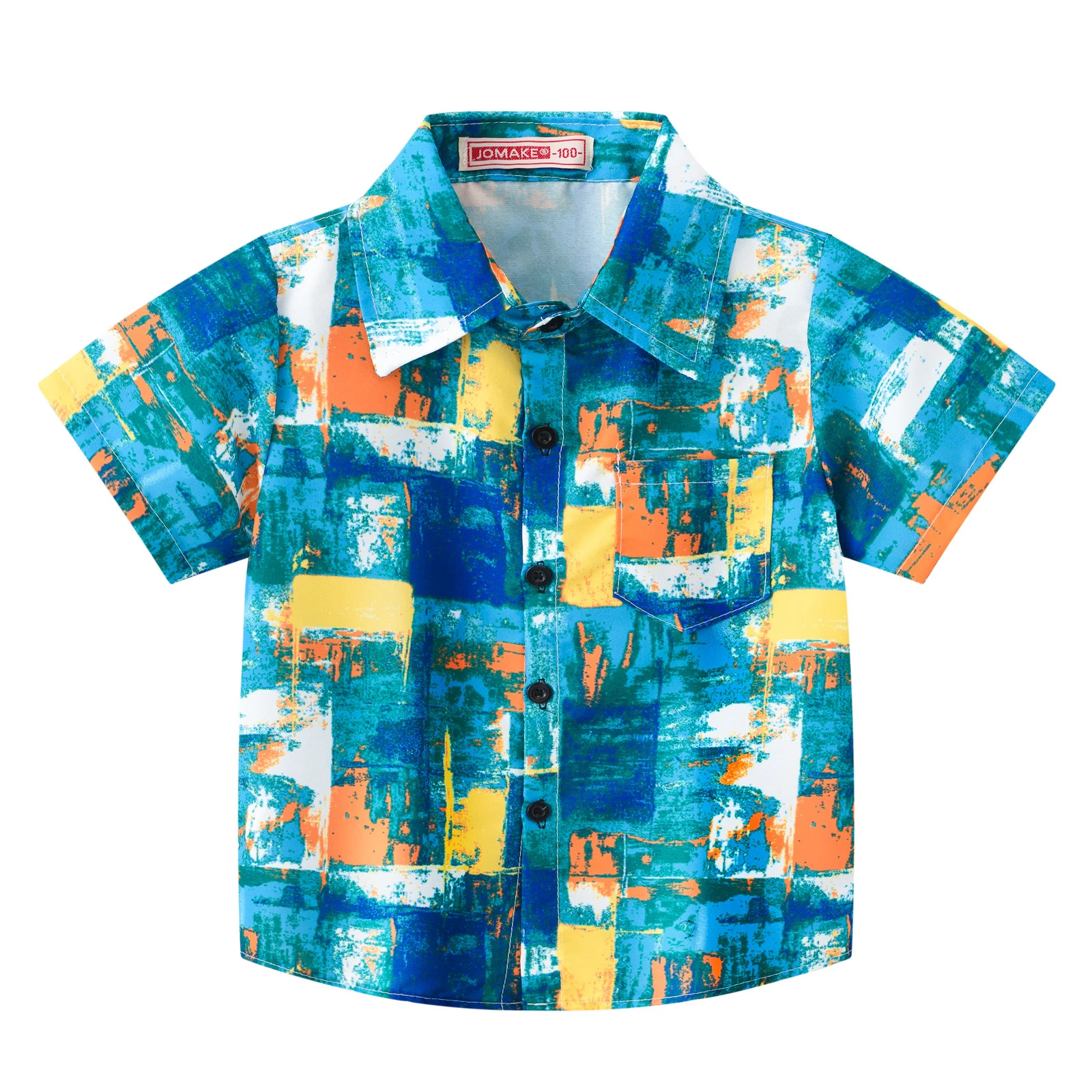 1 2 3 4 5 6 Years Baby Boys Shirt Summer Cotton Fashion Prints Thin Style Spring Baby Coat Birthday Gift New Children Clothing