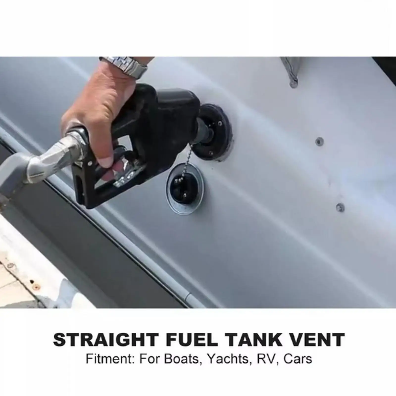 

Высокопроизводительный прямой пластиковый вентиляционный клапан для топливного бака лодки, универсальный морской аксессуар для грузовиков и яхт