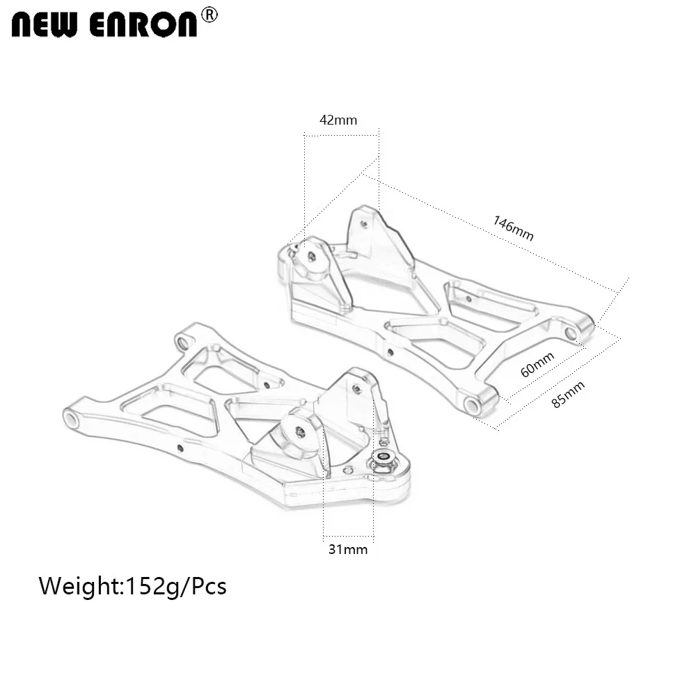 NEW ENRON Aluminum Front Upper Suspension Arm Left & Right #85400 Parts for RC Cars HPI 1/5 Baja 5T 2.0 5SC SS 5B Flux 5R 1970