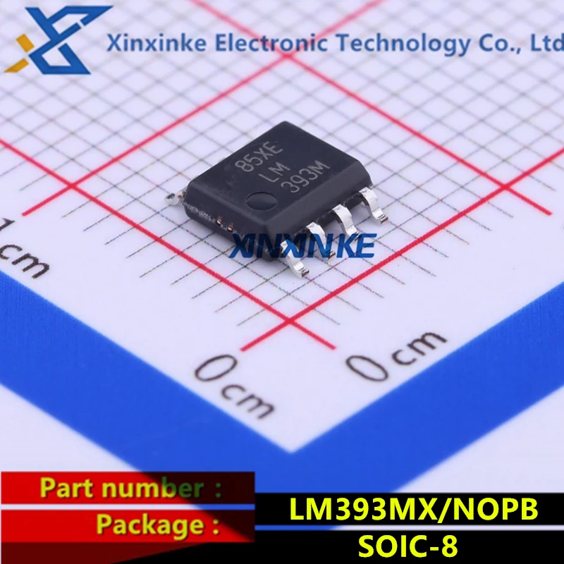 10PCS LM393MX/NOPB LM393M SOIC-8 Analog Comparators Chip Rail-to-Rail Low Power LOW OFFSET Voltage DUAL COMPARATOR Brand New