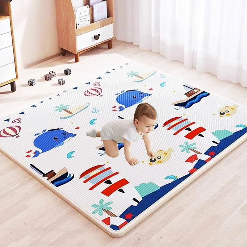 Baby Play Mat Waterproof Soft Floor Yoga Playmat Foldable Crawling Carpet Kid Game Activity Rug Folding Blanket Educational Toys