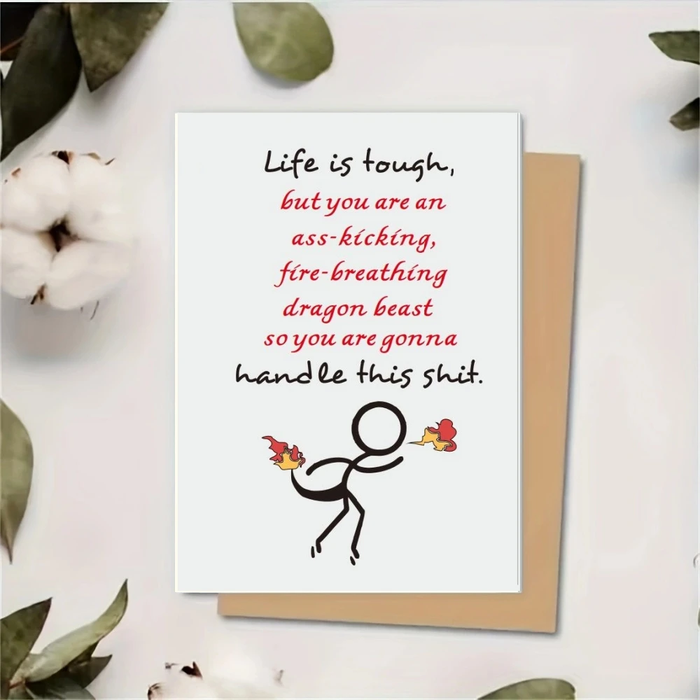 10pcs Original Greeting Card Unique Recovery Gift Greeting Card Set -Heartfelt Messages & Inspiring Designs -Early Support