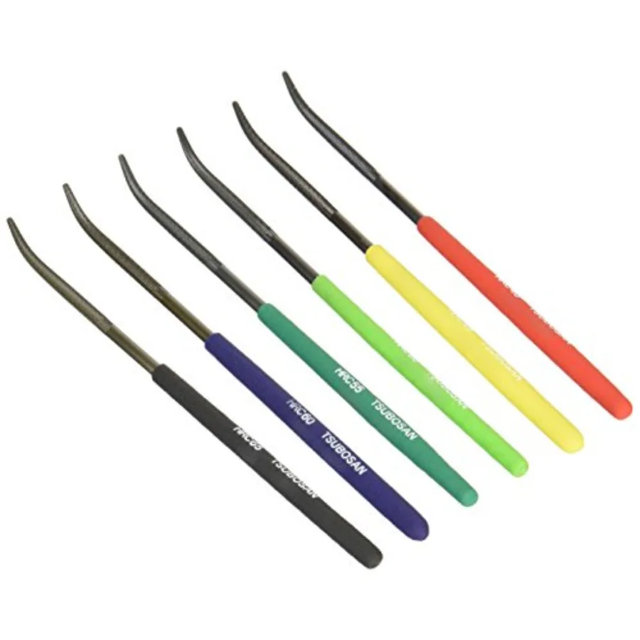 

Japan-Hardness Tester Checker File HRC40-HRC65 Set of 6