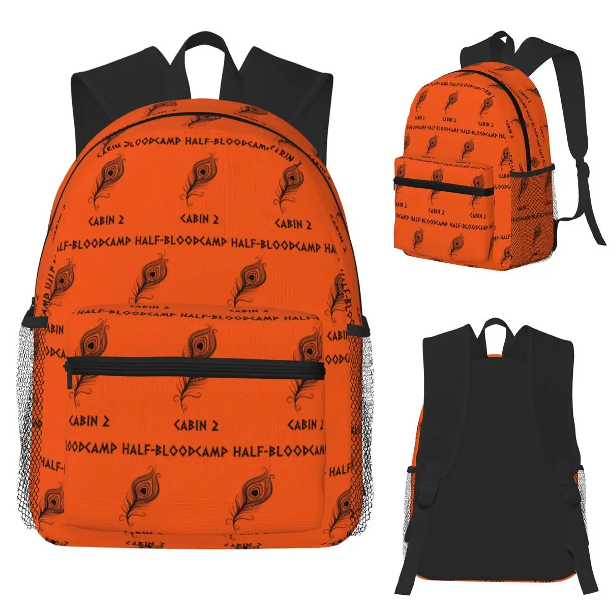 

Cabin 2 Hera Camp Half Blood Student Backpack School Bag Hiking Travel Daypack for Boys Girls Fashion Bookbag Shoulder Bags