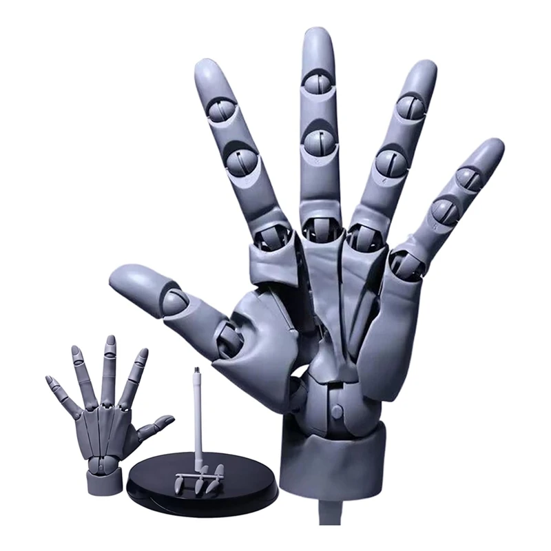 Flexible Artists Hand Model, Adjustable Hand Model For Drawing, Drawing Mannequin, Lively Manikin Figure Hand Model Left