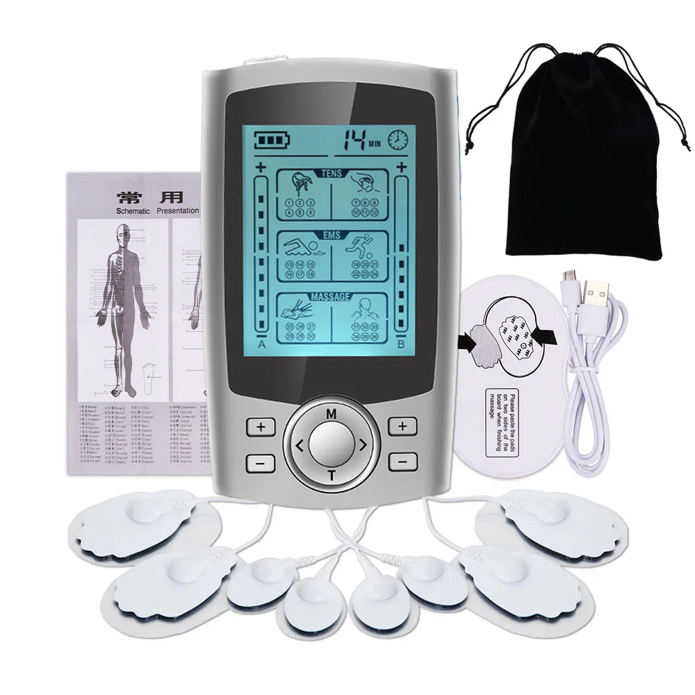 Ems eleric גירוי שריר מקצועי ציוד מכשירים דופק מיני מלא גוף עיסוי 36 מצבים