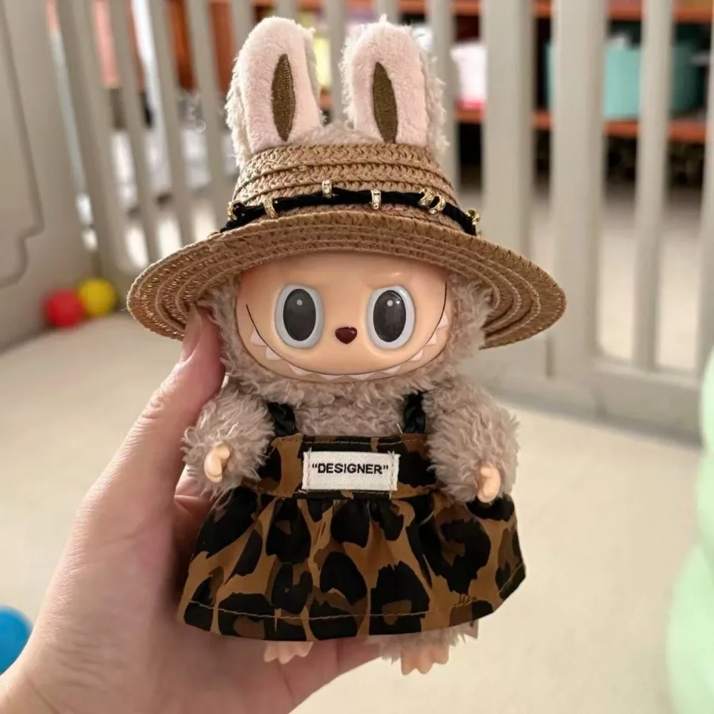 Sukienki dla lalek bawełnianych 17 cm, pluszowe ubranka dla lalek, spódnica z opaską i kapeluszem, akcesoria, sukienki i spódnice do dekoracji lalek EXO Idol.