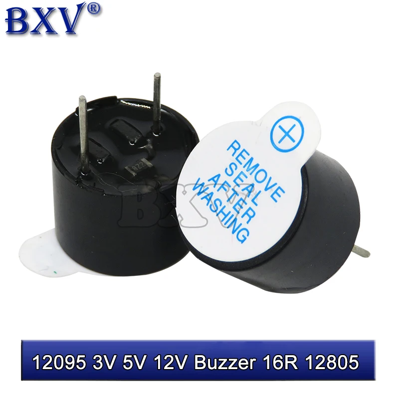 12095 3V 5V 12V Buzzer Magnetic Long Continous Beep Tone 12*9.5mm 16r Universal Buzzer 12085 10PCS/LOT