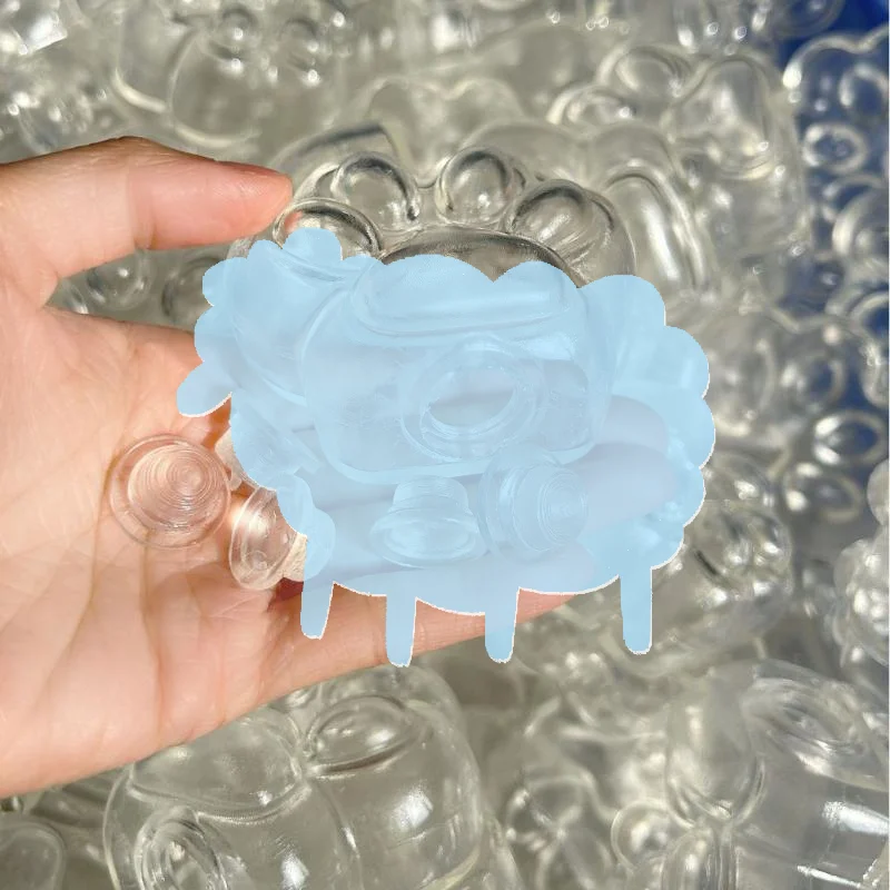 Kawaii Cat Paw Slow Rebound Transparent Stress Ball Anti Stress Sensory Toy for Teenagers School Decompression Gift