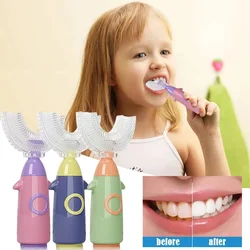1Pc Toothbrush For Kids U Shape 360° Children's Teeth Care Cleaning Child Baby Brush Dental