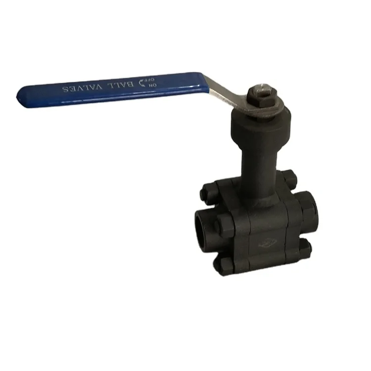 

Three-piece die forging extension rod carbon steel safety pad ball valve