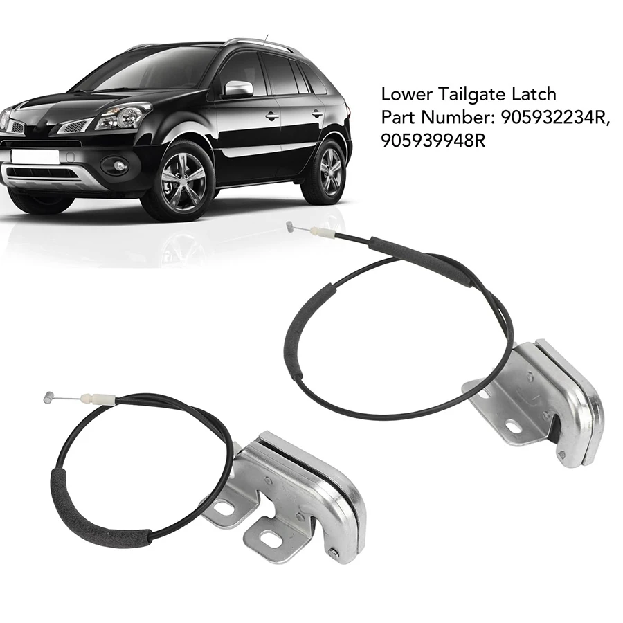 Car Left & Right Rear Tailgate Trunk Lock Hatch Back Lock Compatible with Renault Koleos 2008-2018 905932234R 905939948R