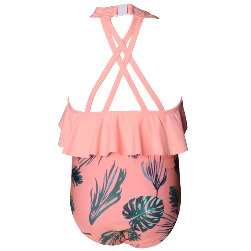 Family Matching Swimsuit Baby Girls Swimwear Women Swimsuit Kids Beachwear Outfits, If You Need 2pcs, Please Order 2pcs