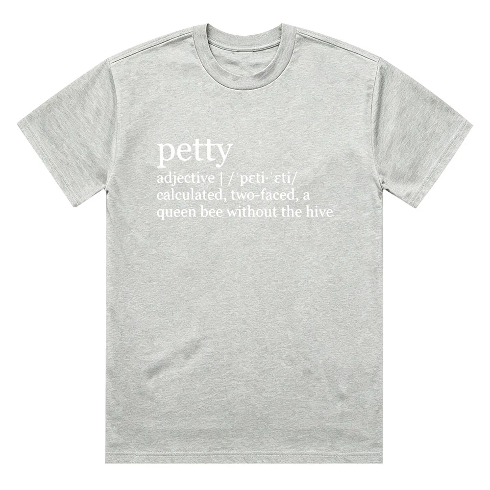Freya Skye Petty Tee Oversize Graphic T Shirt Men Fashion Casual Cotton Clothes Comfortable Loose Short Sleeve Casual Streetwear