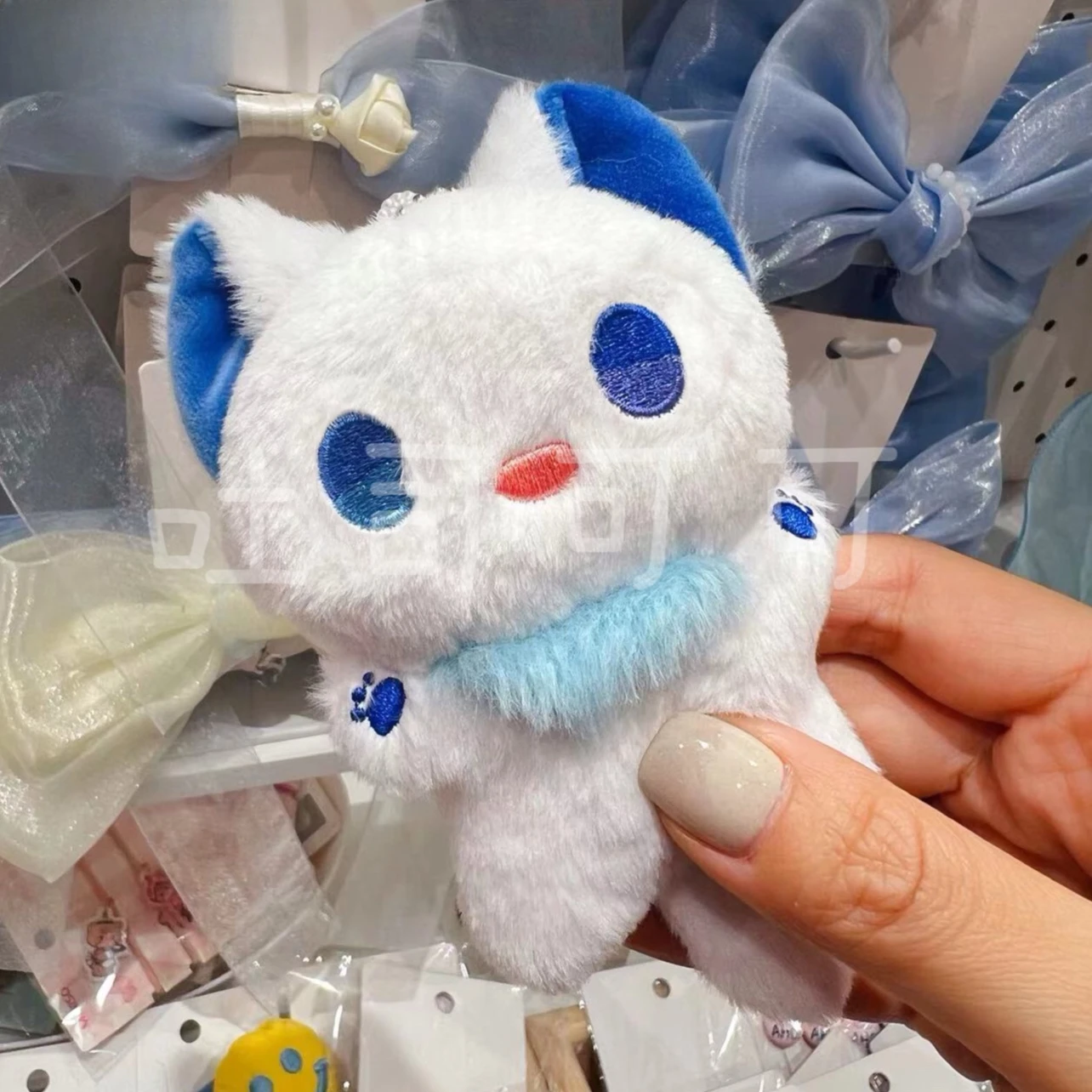 10CM Anime Genshin Impact Furina Focalors Attribute Cosplay Cute Plush Cotton doll Pendant Cartoon Squeak Keychain Gift Presell