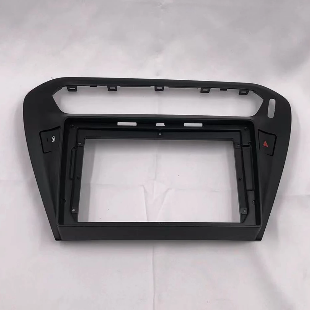 2 Din 9 Inch Car Radio Installation DVD GPS Mp5 Plastic Fascia Panel Frame for Peugeot 301 CITRON ELYSEE 2014 Dash Mount Kit