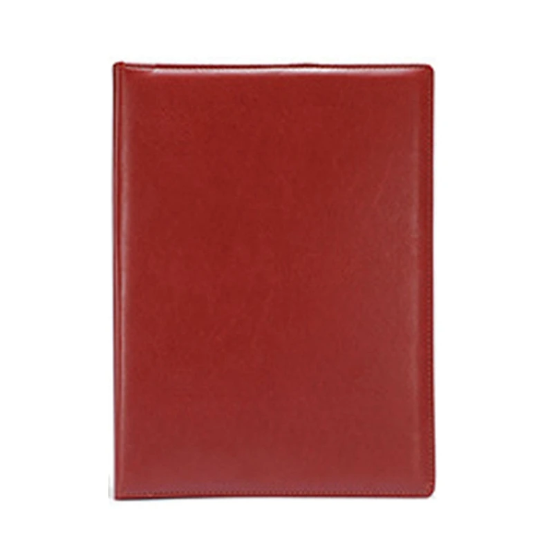 A4 PU Padfolio File Folder Portfolio Business Document Holder Metal Clipboard Pad Document Organizer Holder