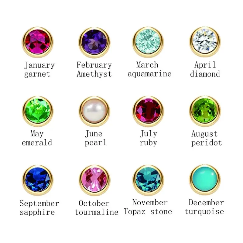 China supplies accept custom new design 18K 22K real gold tooth gems birthstone gemstone teeth gem