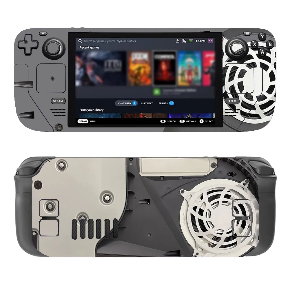 New Style Vinyl Sticker For Steam Deck Console Protector Game Accessories Skin Sticker