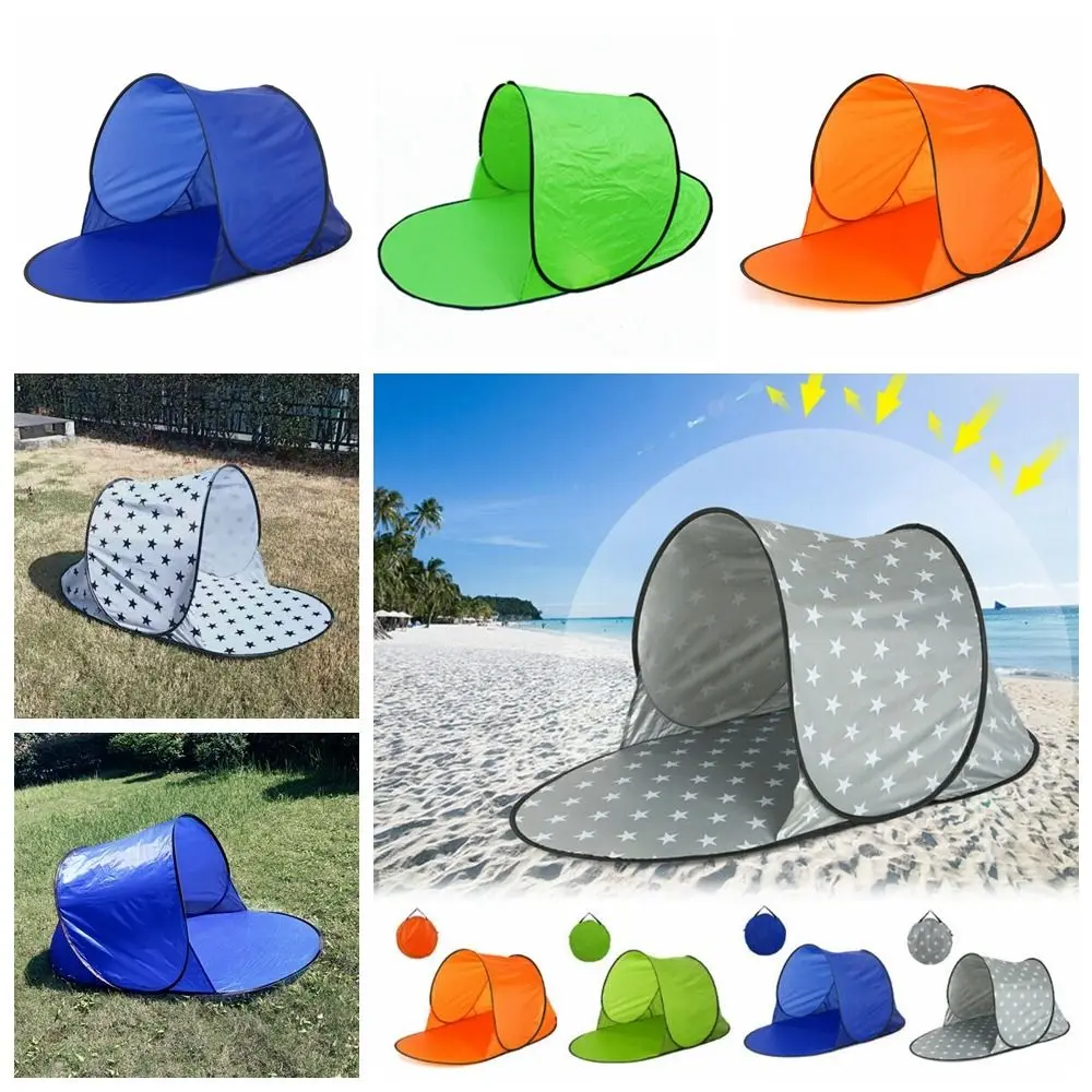 UV-proof Uv-proof Beach Tent Automatic Ultra-light Leisure Tent Single Layer Water-resistant Automatic Pop-up Tent Baby Kid