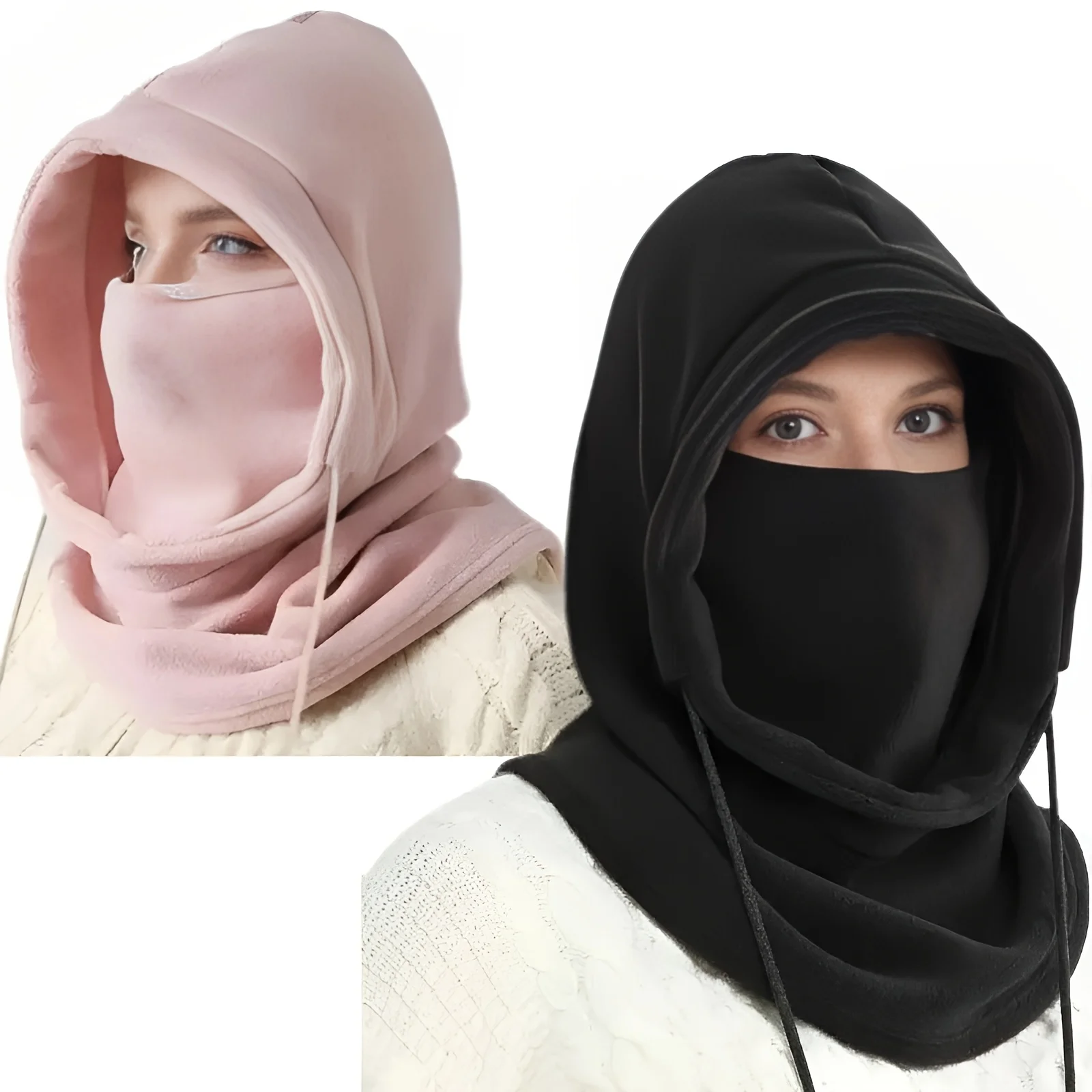 Unisex Winter Warm Balaclava Hat Windproof Neck Gaiter Ski Face Mask For Outdoor Cycling Skiing Breathable Thermal Headwear