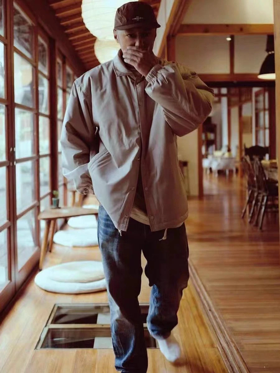 

Madn Peace And ter 0th Anniversary Collaborative PCotton Jaet Мужская Faion Urban Sle Джин обычной длины вниз