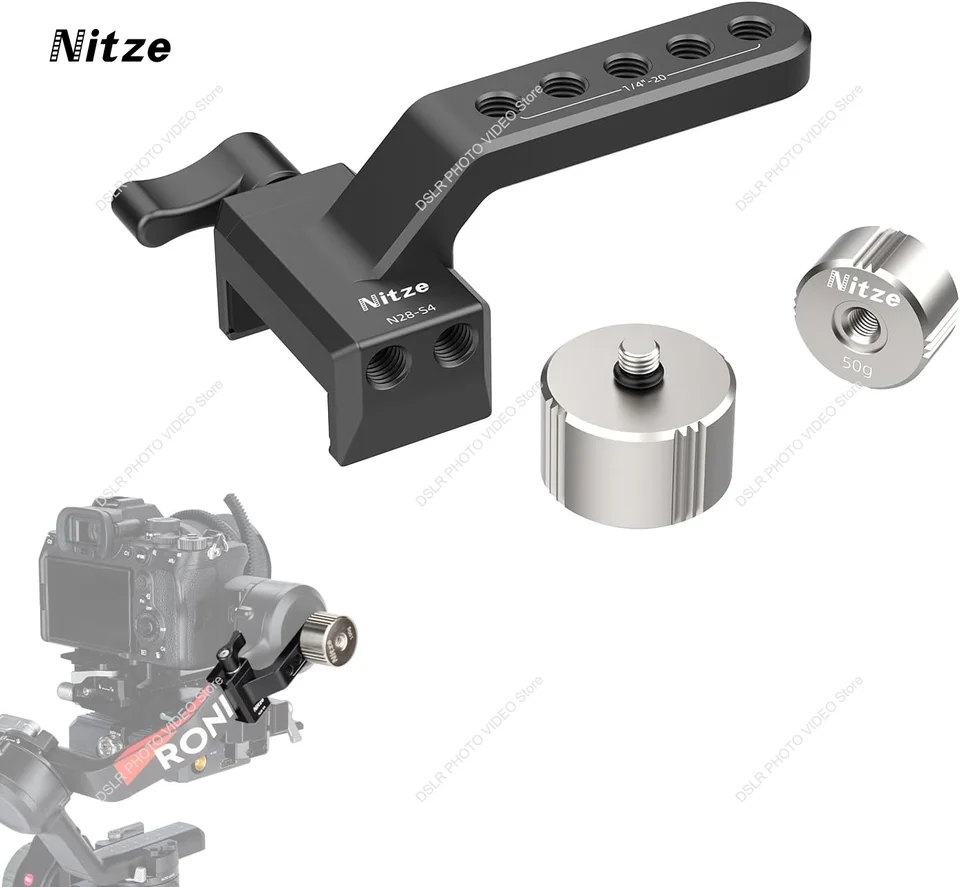 Nitze カウンターウェイトキット DJI RS 4 Pro/RS 4/RS 3 Pro/RS 3/RSC