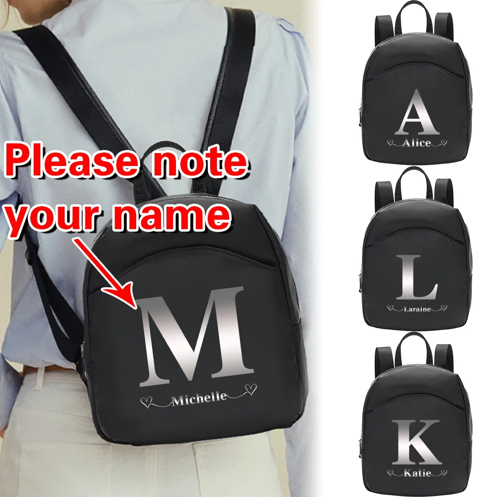 

Прочный рюкзак большой емкости с индивидуальным именем, женские рюкзаки, дорожная сумка для хранения пикника, повседневный повседневный походный рюкзак