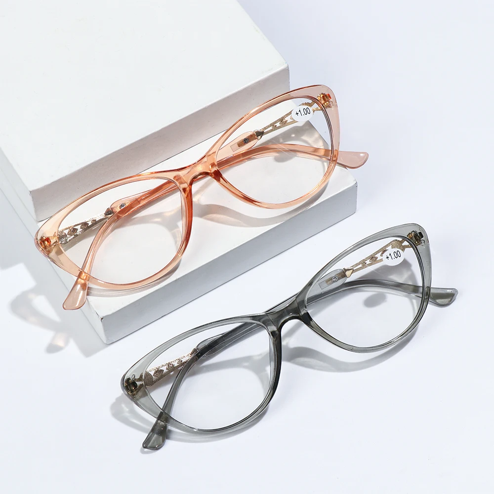 Cat Eye Reading Glasses Women Men Fashion Reading Reader Eyewear Unisex Presbyopic Eye Glasses Diopters+1+1.5+2+2.5+3+3.5+4