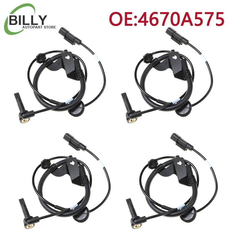 

YAOPEI Front Rear Left Right ABS Wheel Speed Sensor for Mitsubishi Lancer Outlander 4670A576 4670A575 4670A580 4670A579